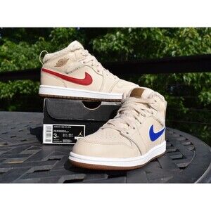 Nike Air Jordan 1 Mid Utility PS 'Fleece' 2021  DO2208-264  Youth Size 3Y